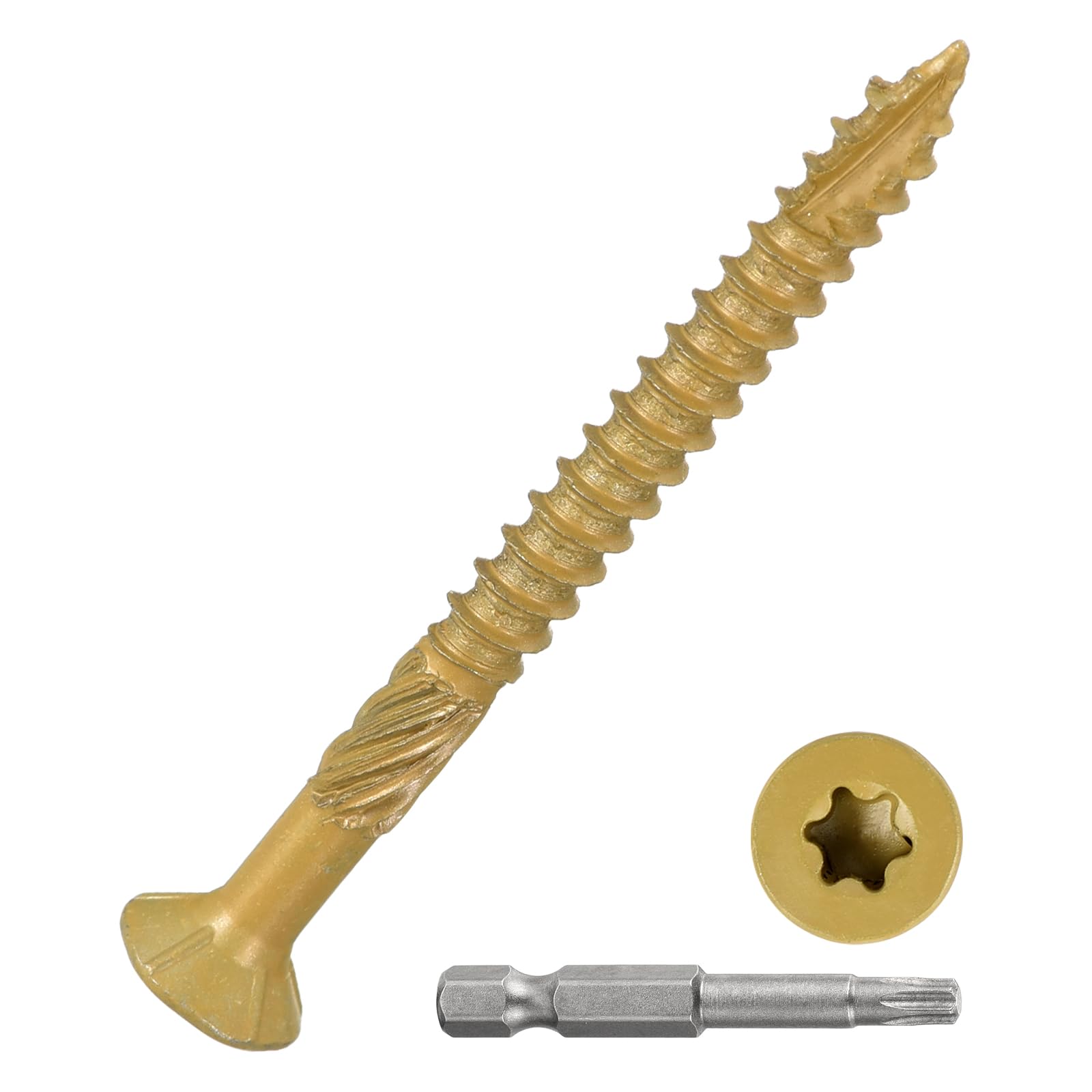 DTGN #9x2" Deck Screws, 250Pack, Good for Decks Fences, Frames, Outdoor Furniture