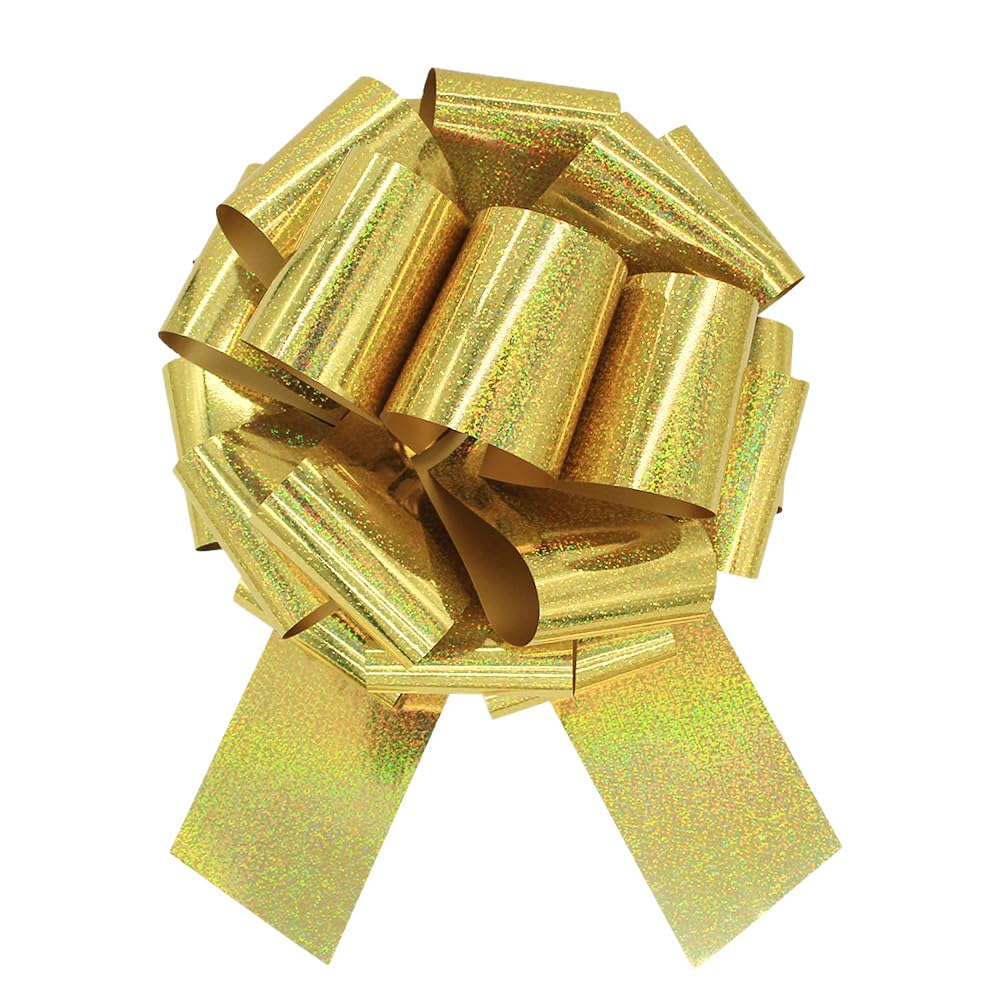 Photo 1 of 1Pcs 14 Inch Giant Large Pull Bow Big Bow,Great Gift Bows for appliances,Bikes,Table Decorations and Party Events (Metallic Gold)