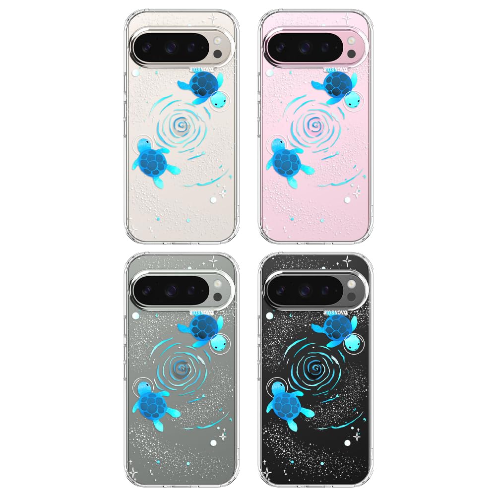 MOSNOVO Case for Google Pixel 10 & Pixel 10 Pro, [Buffertech 6.6ft Military-Grade Drop Protection] [Anti Peel Off Tech] Clear TPU Bumper Phone Case Cover Design - Cute Cherry — view 269