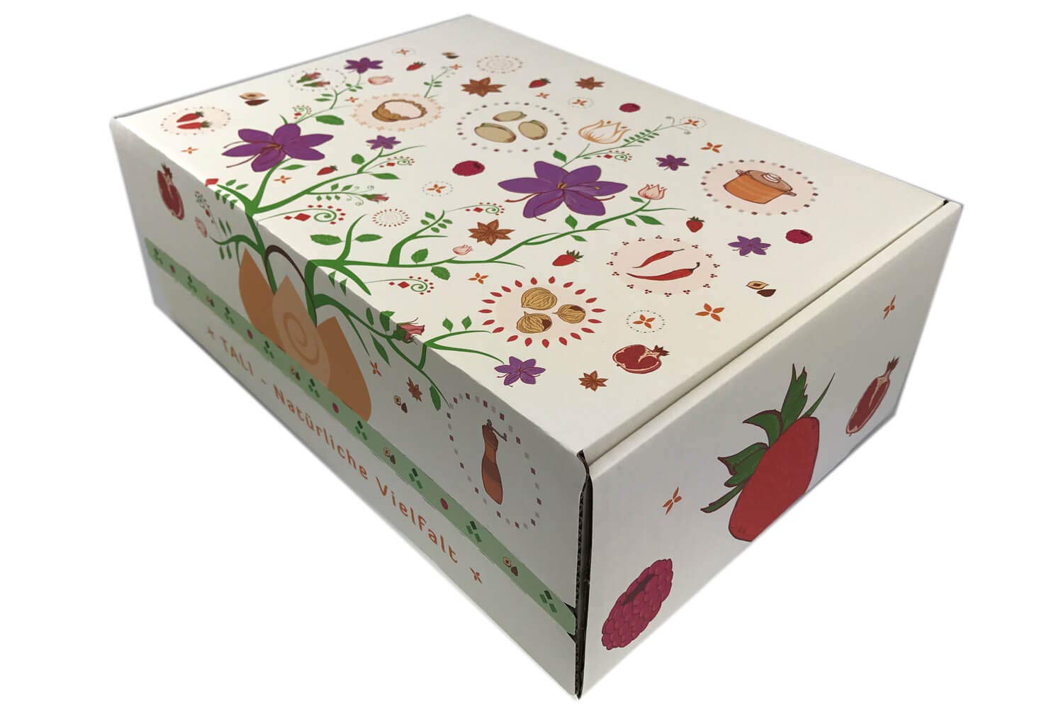 TALI Geschenkbox Fruchtvielfalt - 7 Sorten gefriergetrocknete Früchte