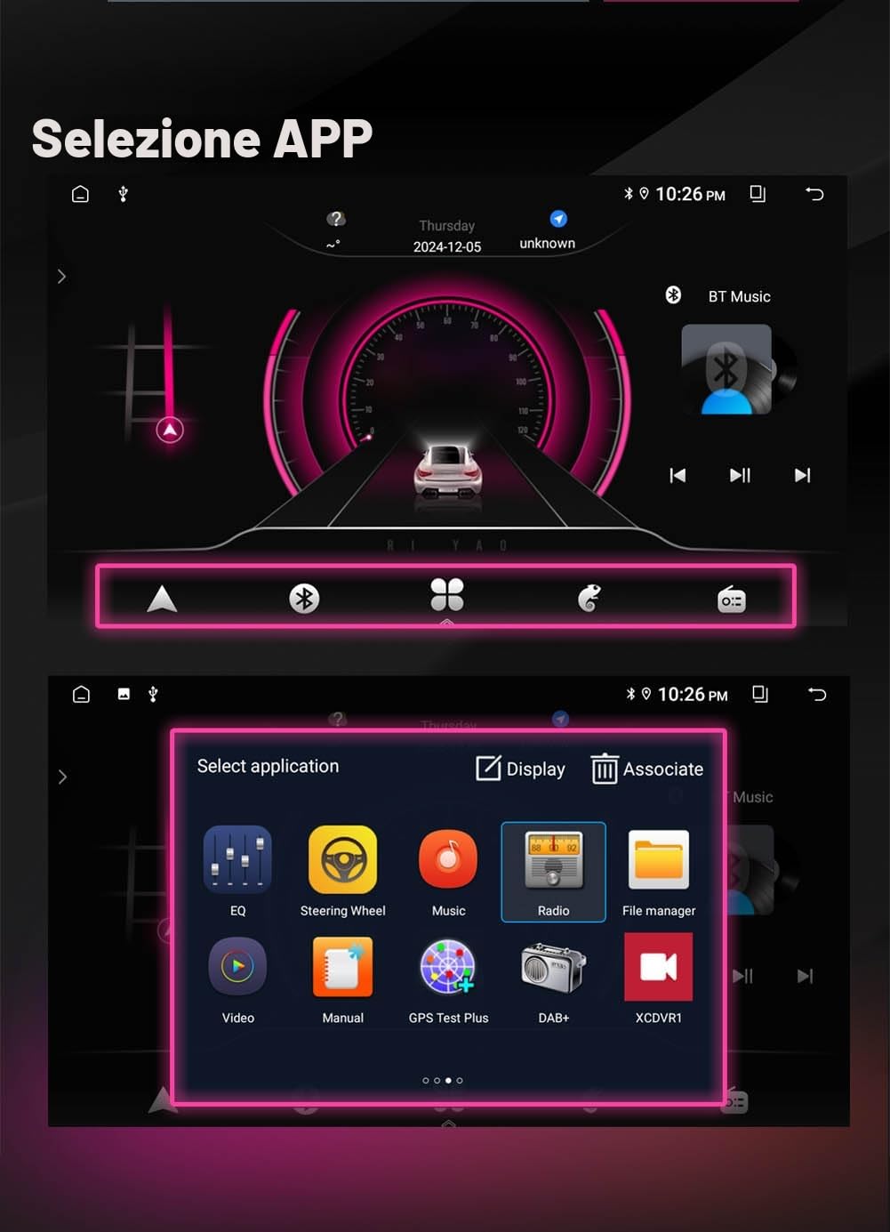 Autoradio da 7" per Renault Scenic 3, Renault Grand Scénic III 2009-2016, con guida a sinistra e destra, Android 15 Carplay, navigatore, radio, lettore video multimediale, touch screen, Bluetooth, GPS