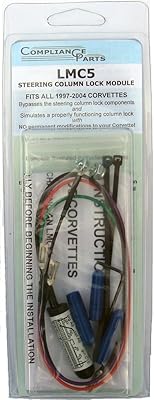 LMC5 Module - C5 Corvette steering column lock bypass module Black