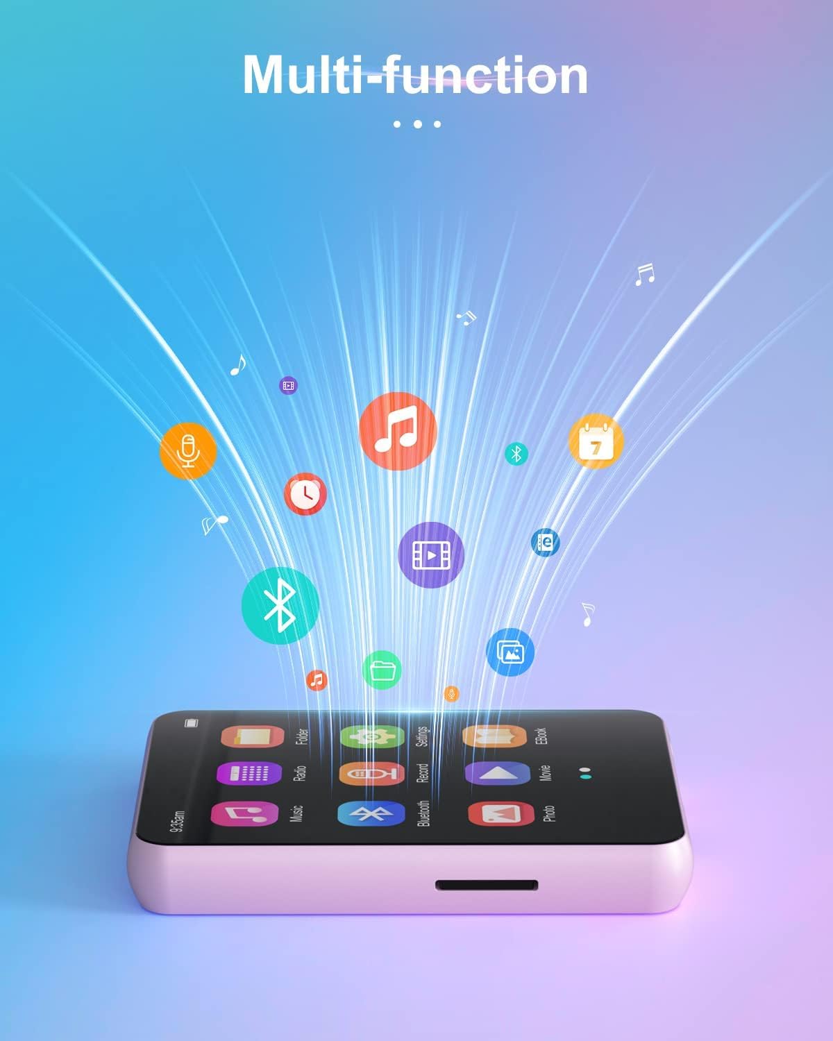 M4S Lecteur MP3 Rose