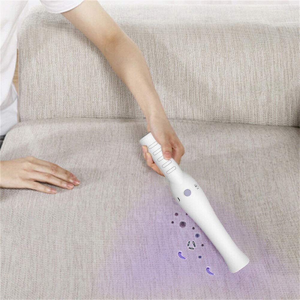 Lámpara de esterilizador UV de mano, lámpara ultravioleta portátil, luz UVC de carga USB para viajar a casa Mejorar mascotas