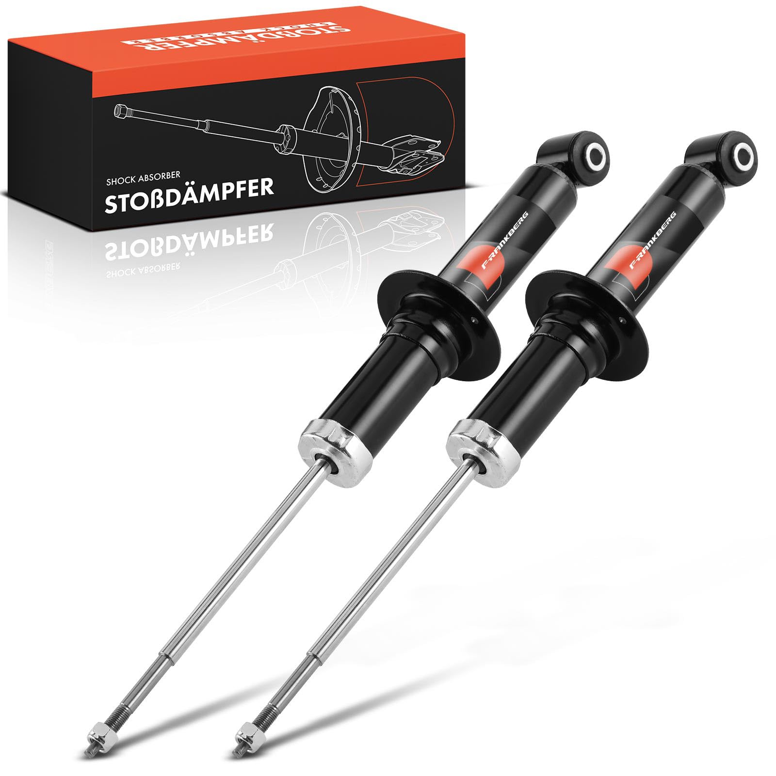Frankberg 2 ammortizzatori posteriori 487mm Pressione del gas K68068866AA | Compatibile con: Freemont 345