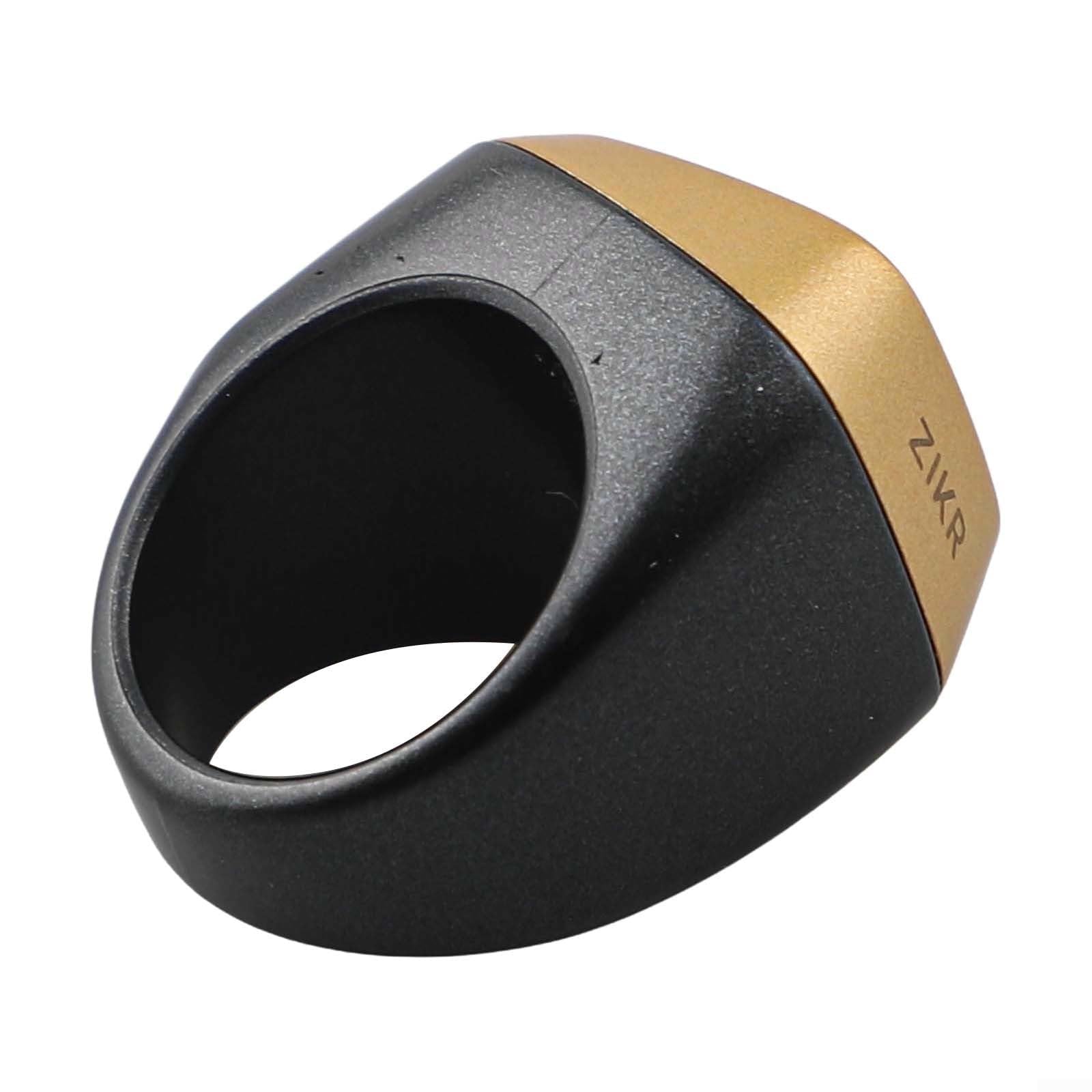 IQibla Smart for zikr Ring Tasbih contatore con display oled, contatore digitale per preghiera con app e promemoria vibrazioni, progettato per i musulmani per tenere traccia del conteggio (18 mm nero)