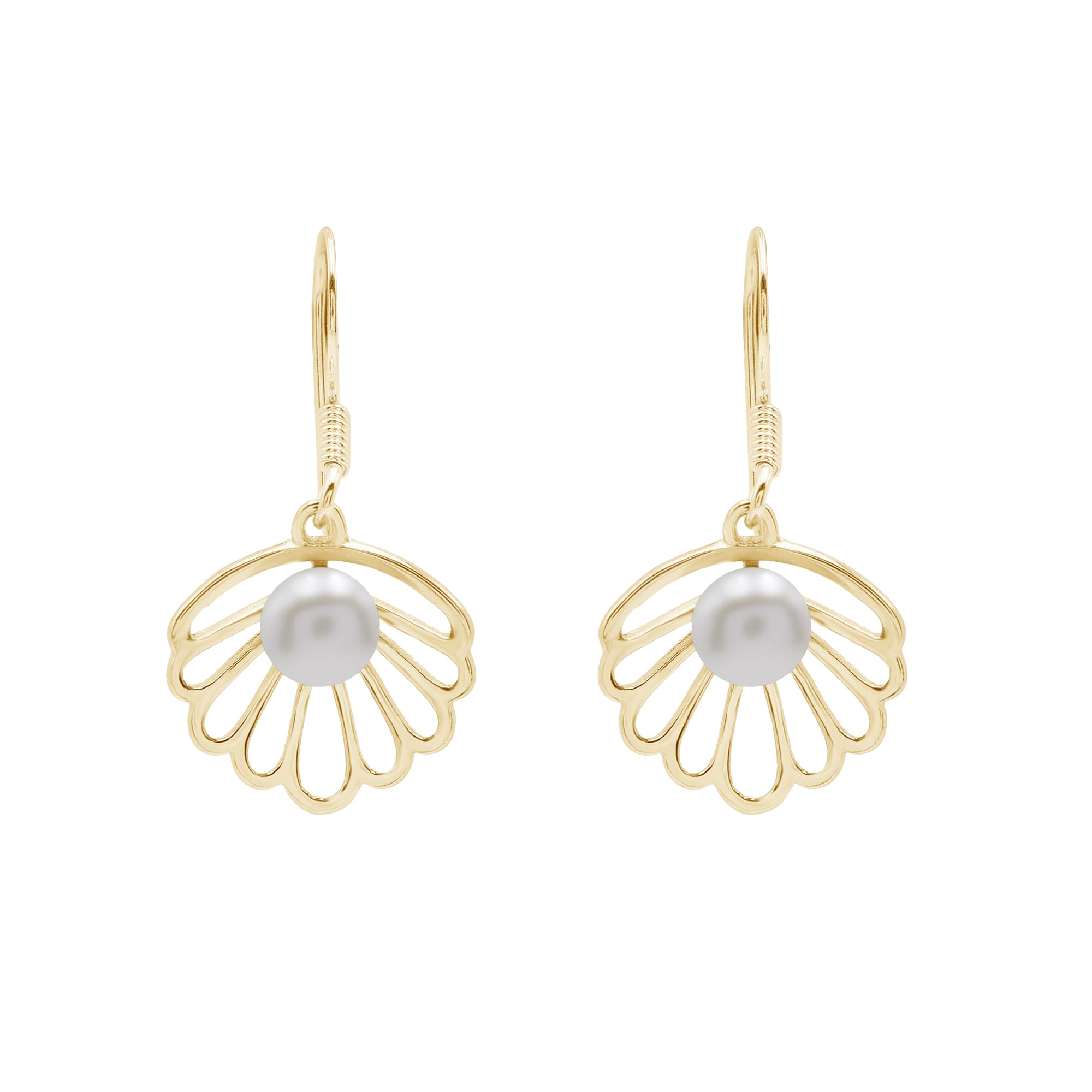 Natural Pearl Gemstone Fine 925 Sterling Silver Designer Earrings Jewelry Bridal Earrings Gift For Anniversary Elegant Jewellery AZ-PL-023, Raksha Bandhan Special Jewelry-image-14