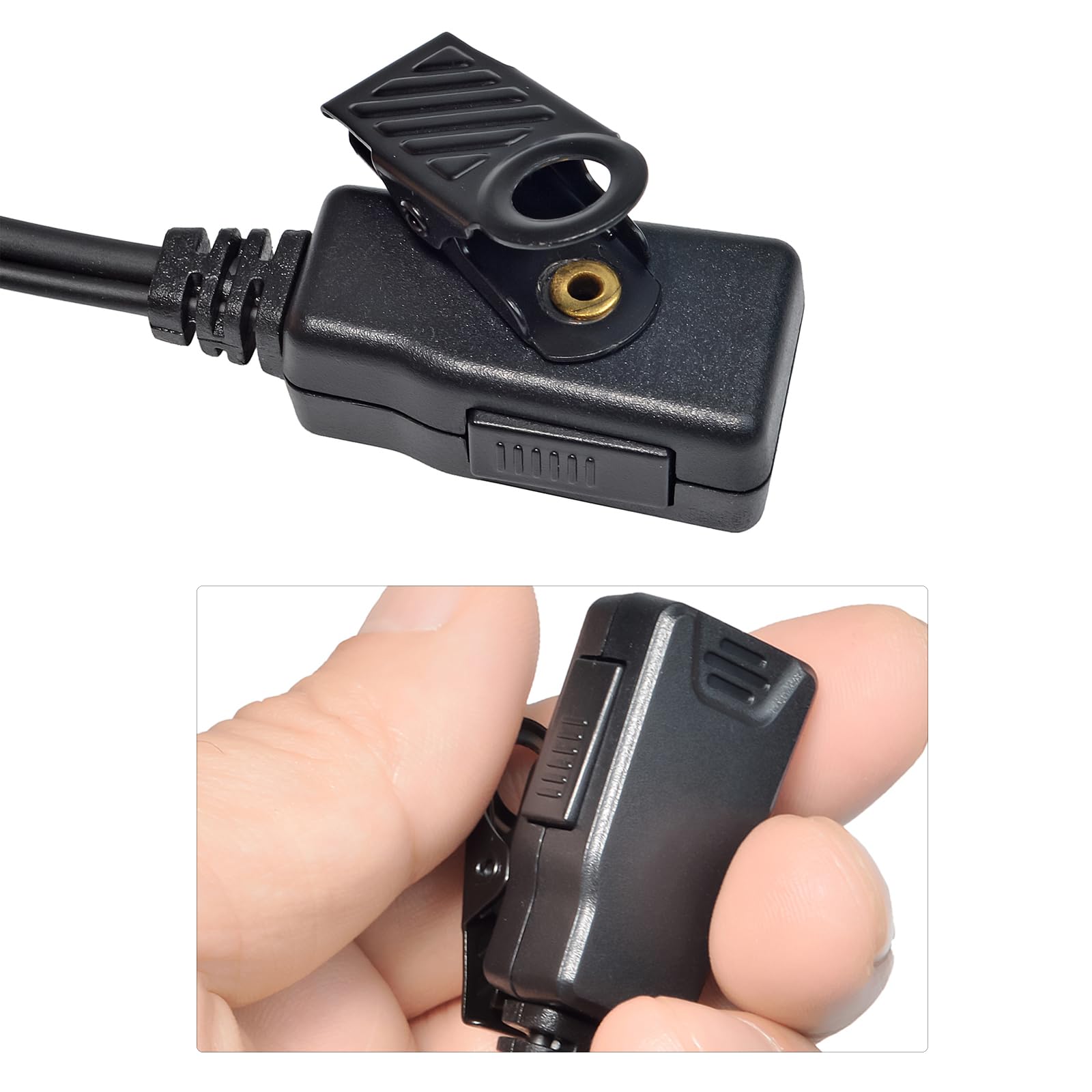 HYS Earpiece For Motorola Radio RDM2070d RMU2080 CLS1110 CP200, G Shape - View #7