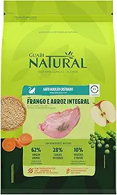 GUABI NATURAL GATO CASTRADO FRANGO E ARROZ 1,5kg