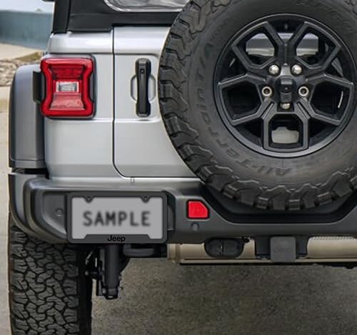 Miniatura 3 de JEEP Marco de matrícula  metal oscurecido grabado