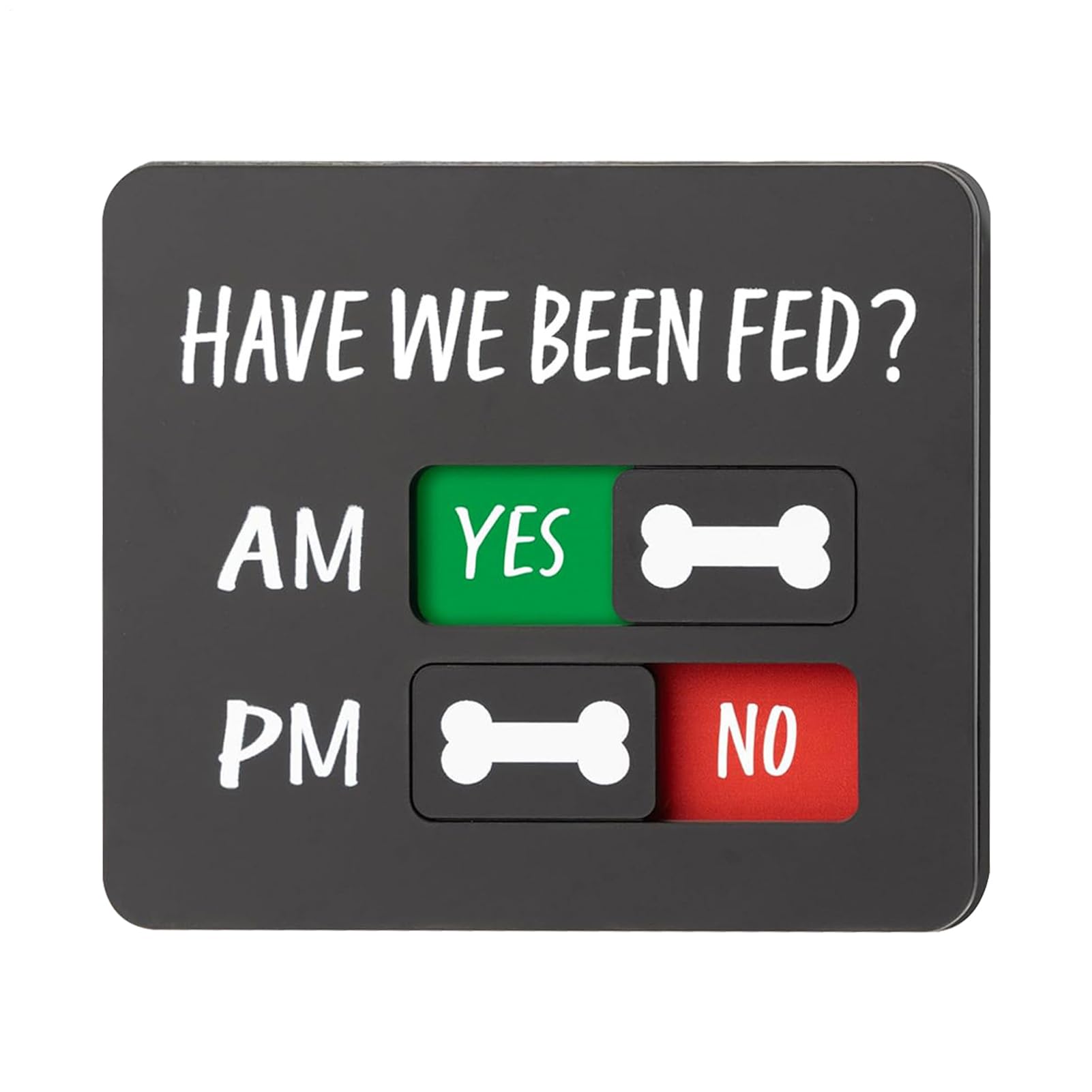 Have We Been Fed Sign | Dog Fed Sign | Has The Dog Been Feds Signs | Cat and Dogs Feeding Reminder Tags | Puppy Feeding Schedule Chart with Magnet | Prevent Overfeeding Am/Pm Chart for Refrigerator