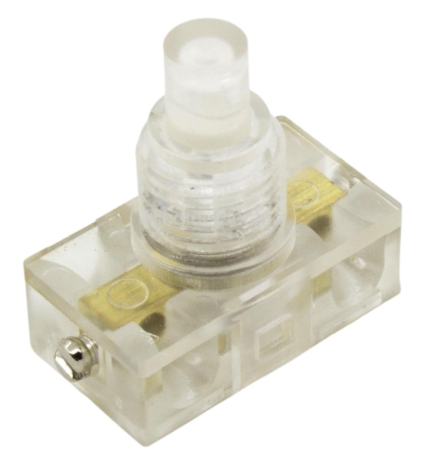 JNURGWLYH FMS01 self-Lock Reset Micro Switch Push Button Switch 315 pushbutton for FFS01 Foot Switch(Transparent,Self-lock)