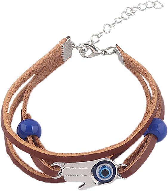 The Last of US Bracelet Ellie Dina Cosplay Devil's Eye Cool Blue Beads DIY Bangle