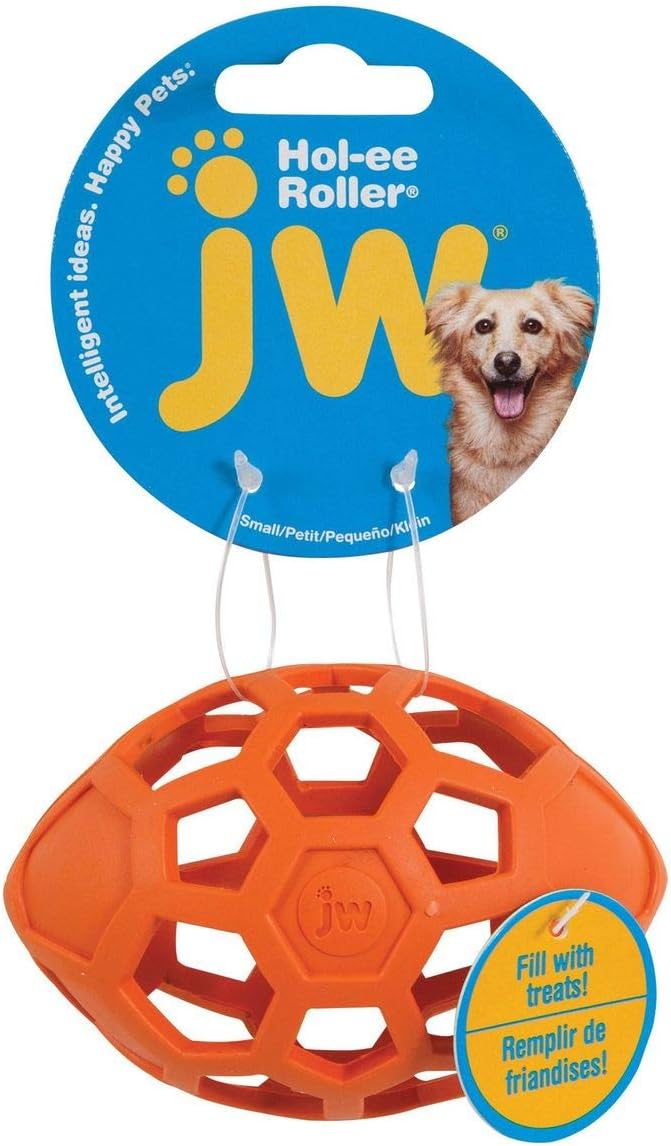 Pet Supplies JW Pet Holee Roller Egg Dog Chew Puzzle Toy, Small