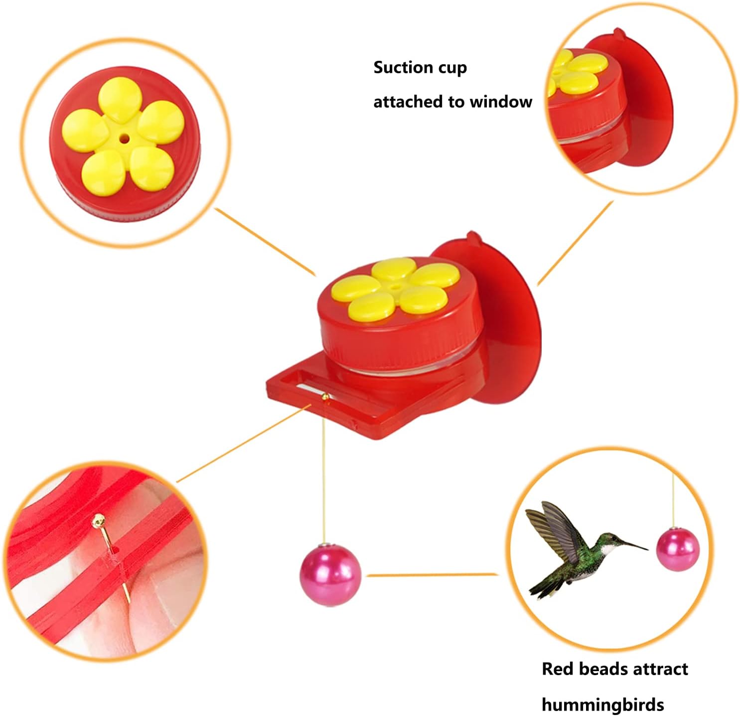 Buy 5 Pack Hummingbird Feeder Set HandFeeding Hummingbirds with