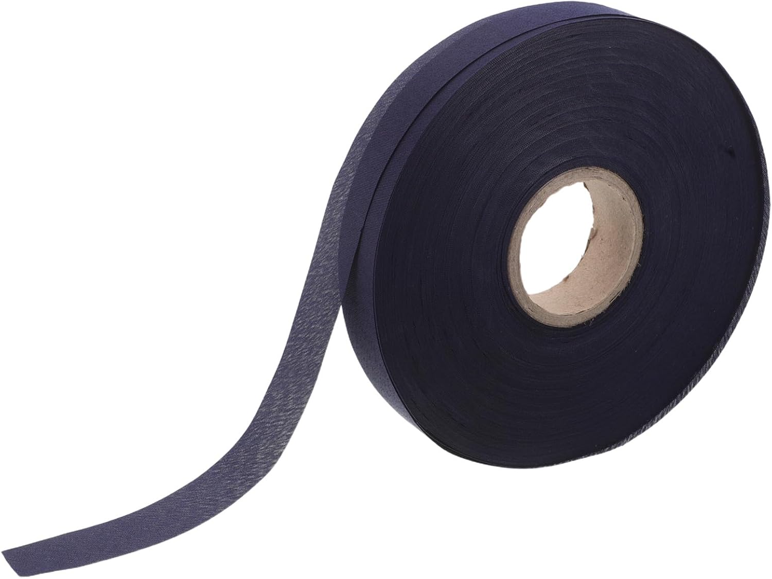 AUTSUPPL 5cm Navy Blue Polyester Sewing Bias Tape Roll, Continuous Garment Sewing Tape for Hemming, Decorative Edge Binding, Seam Binding Ribbon for Crafts and Apparel