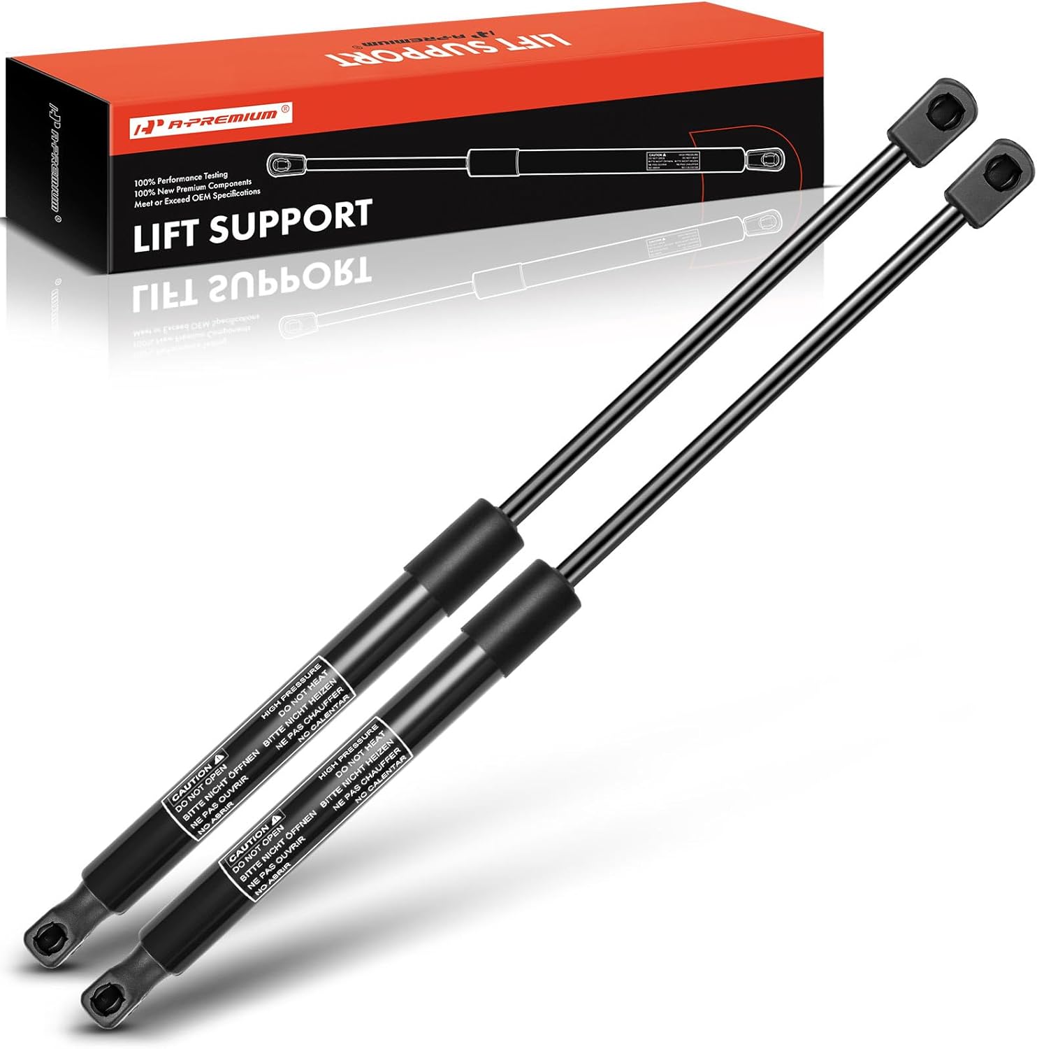 A-Premium Tailgate Rear Liftgate Lift Supports Shock Struts Compatible with Chevrolet Models - Volt 2011 2012 2013 2014 2015 - Replace# 23282827, 25978709(2PC Set)