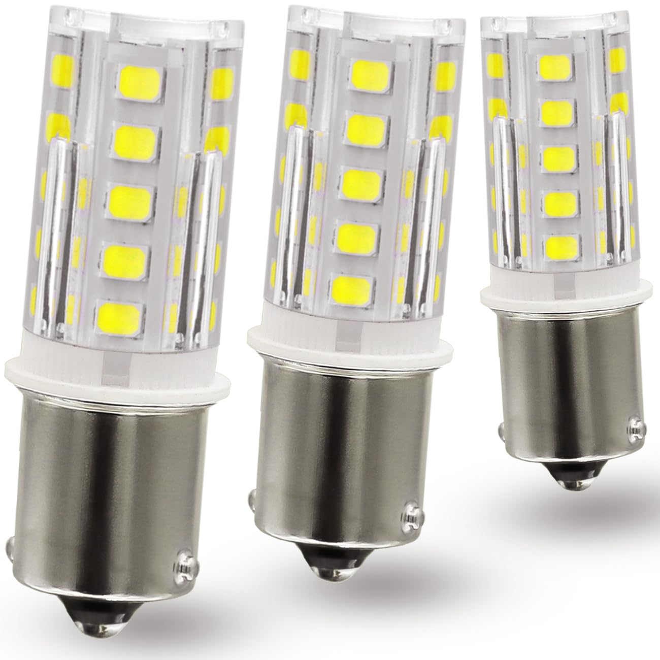 Beispiel 12 Volt BA15S Led Bulbs,1156 1141 DC Bayonet Single Contact Base, 3W AC/ DC12V Low Voltage BA15S Bulb for Landscape RV Camper Interior Marine Boat Trailer Lights,White 6000K, Pack of 3-image-30
