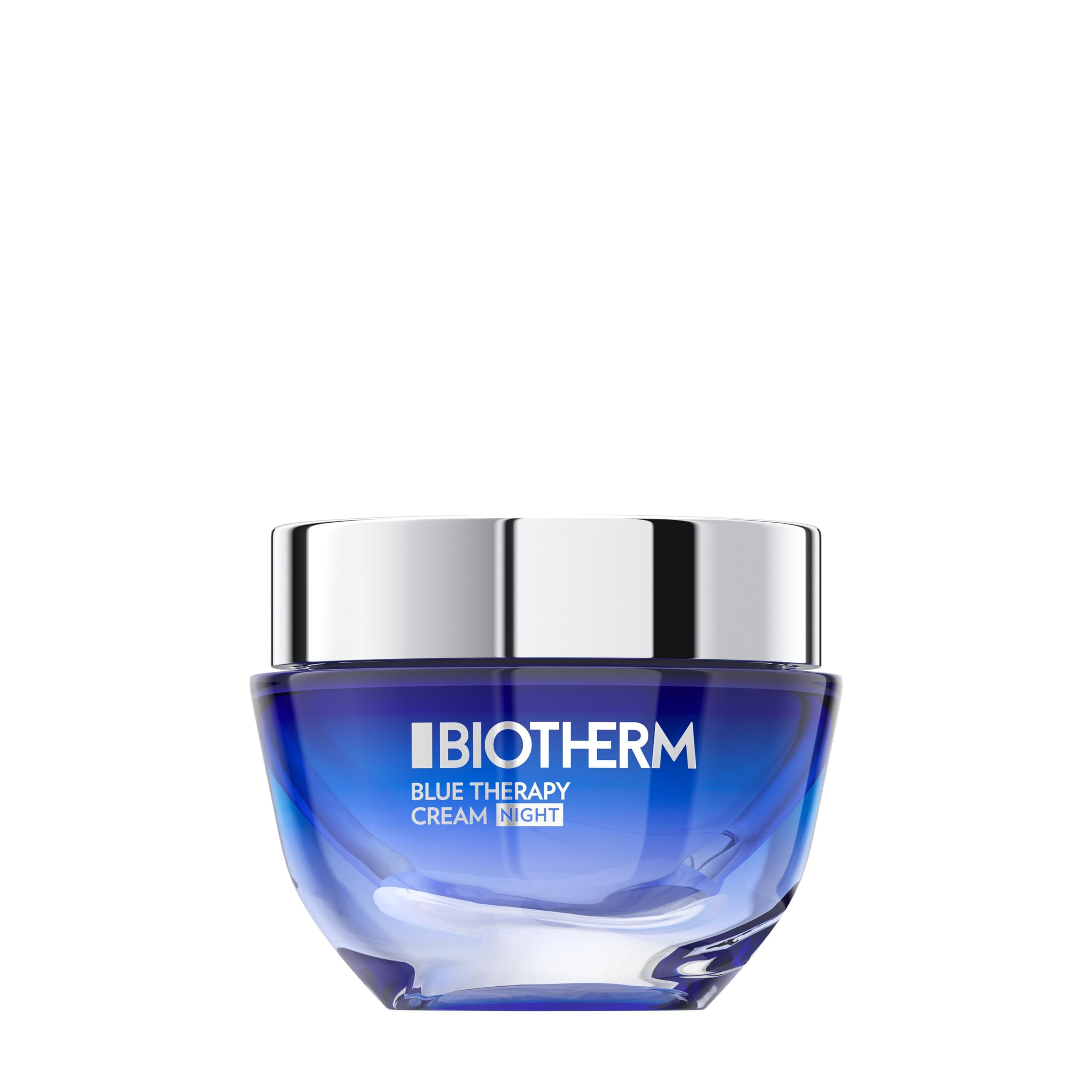 Biotherm Blue Therapy Crème Nuit Anti-Âge Rides Taches Brunes | Plancton de Vie, Texture riche onctueuse, Régénération nocturne, Perte de fermeté, Tous types de peaux