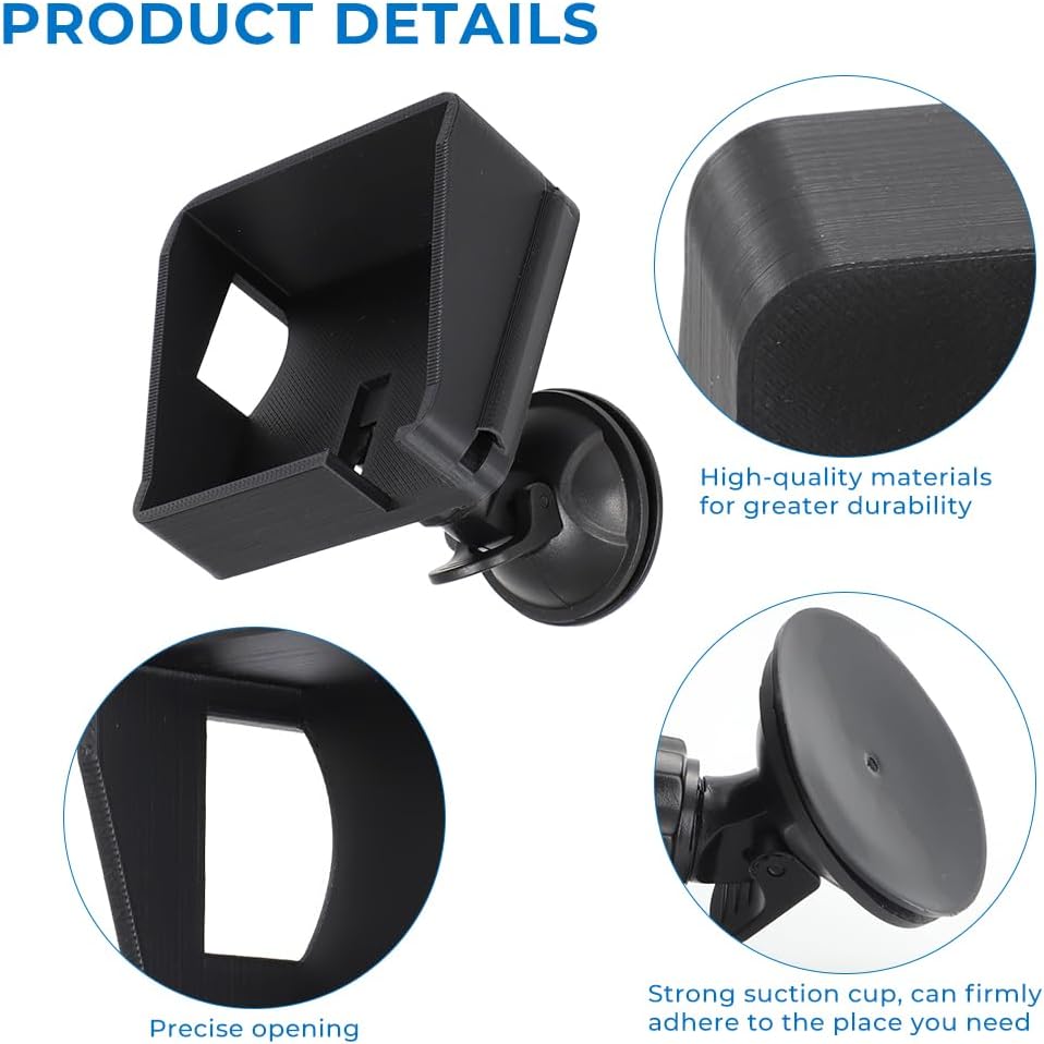 Windshield Suction Cup Mounting Bracket Screen Suction Cup Mount with Sun Visor for Holley EFI Terminator X and Sniper