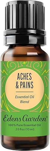 Edens Garden Mezcla de Aceites Esenciales para Dolores y Aches - 100% Puro Grado Premium, Sin Diluir, Natural, Terapéutico, Aromaterapia, Lo Mejor
