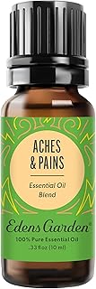 Edens Garden Aches & Pains Essential Oil Blend- 100% Pure Premium Grade, Undiluted, Natural, Therapeutic, Aromatherapy, The Best for Diffusing, Skin & Kid Safe, Face, Humidifiers 10 ml (.33 fl oz)