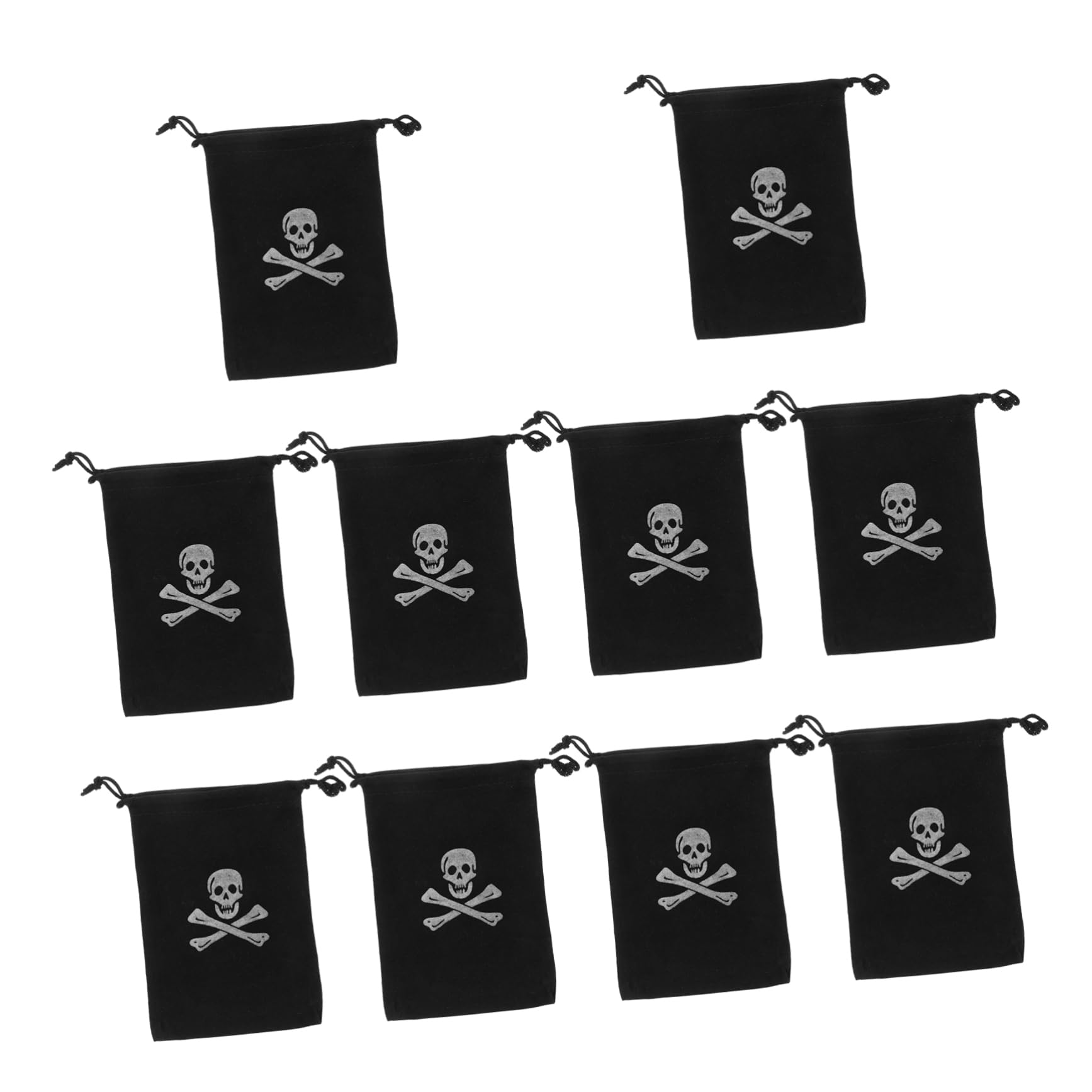 Sachet à Bonbons Halloween Pirate pour la Chasse aux Friandises des Enfants