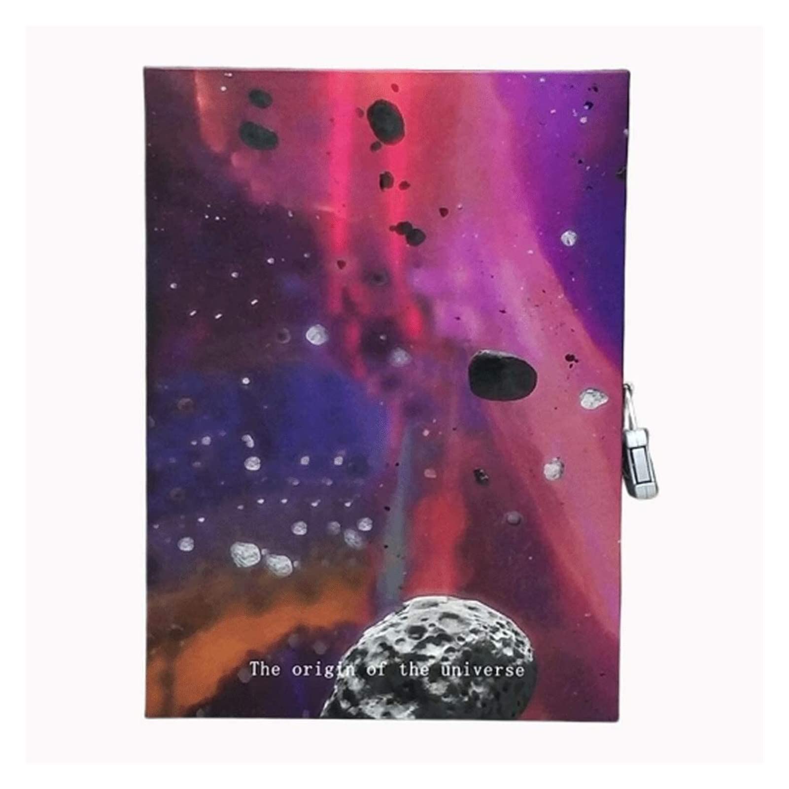 carnet, Journal intime, bloc-notes, sous-journal, avec cadenas, carnet épais(D)