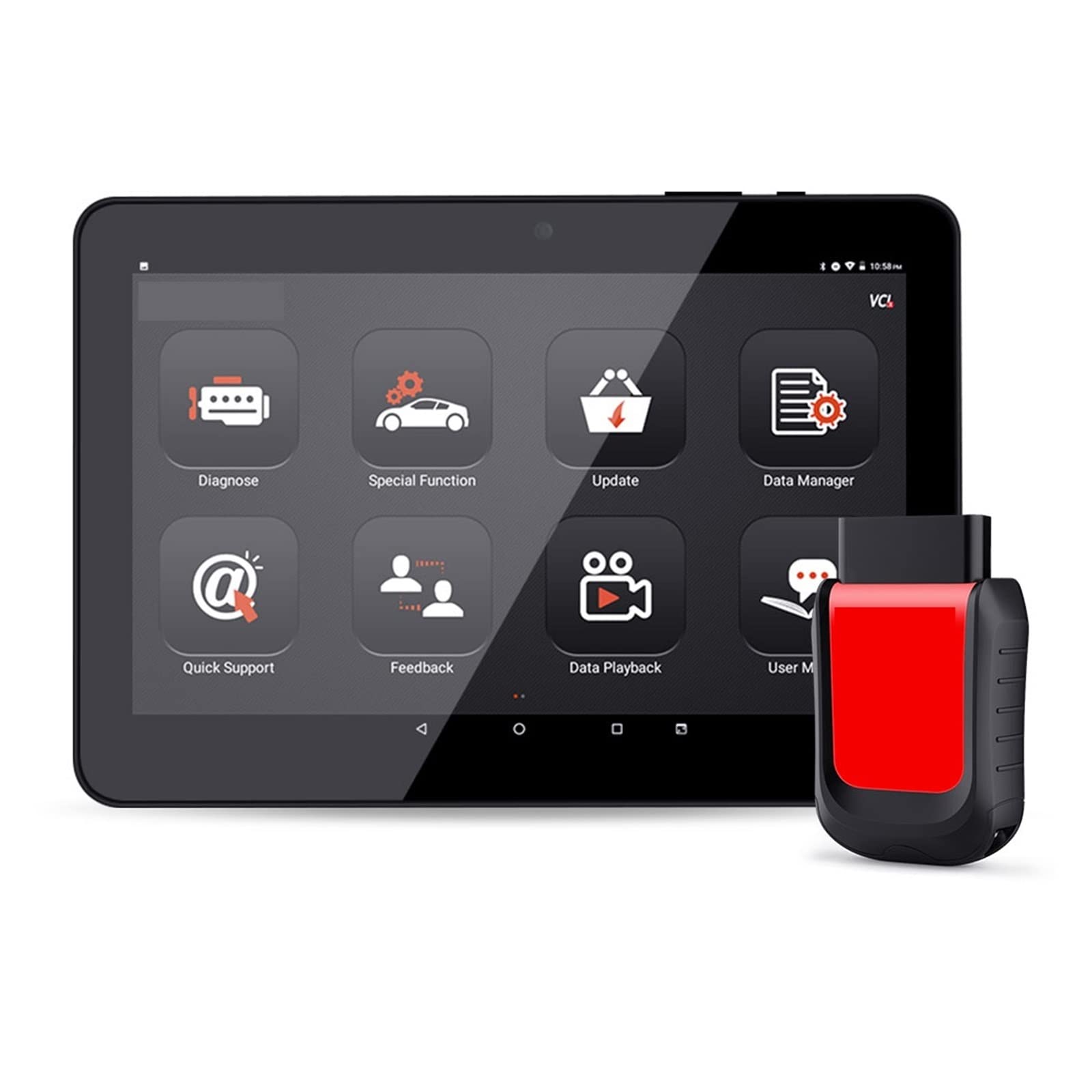 Escáner de Pared, Escáner Herramienta de diagnóstico automóvil profesional completo Restablecimiento aceite automotriz