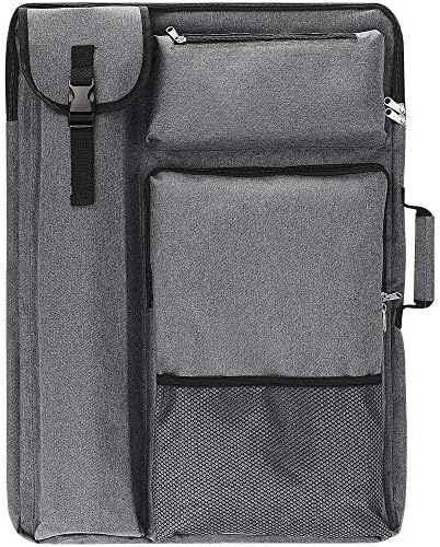 IN.DI&IN.WE Art Portfolio Case 18 x 24,Art Bags for Supplies Artwork/Poster Board/Project/Drawing Case.Large Art Portfolio/Display Screen Carrying and Traveling