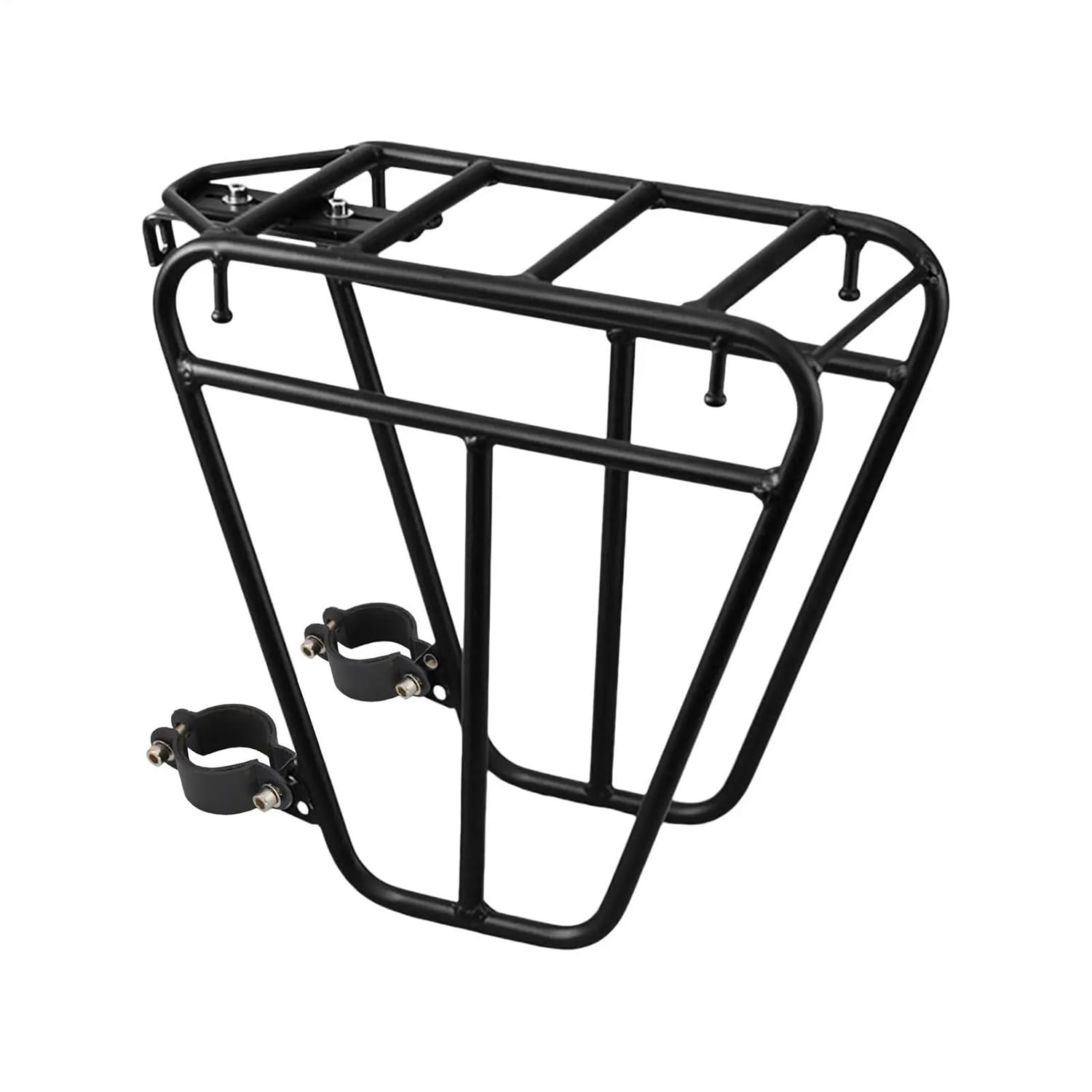 Portapacchi Anteriore Bici, Portabiciclette, Portapacchi da Viaggio per Biciclette, Portepacchi in Acciaio, Capacità di Carico 25 kg, Bagaglio Da Viaggio, Picnic