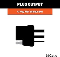 Vista 7 de CURT 56492 Arnés de cableado de remolque personalizado de 4 pines para el lado del vehículo, se adapta a Chrysler Pacifica seleccionados