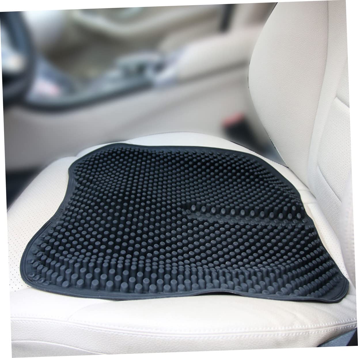 Mikinona Cuscino Massaggiante per Auto Silicone Traspirante Comodo e Antiscivolo Supporto Ergonomico per Uomo e Donna Adatto Sedili Auto Camion e Sedie