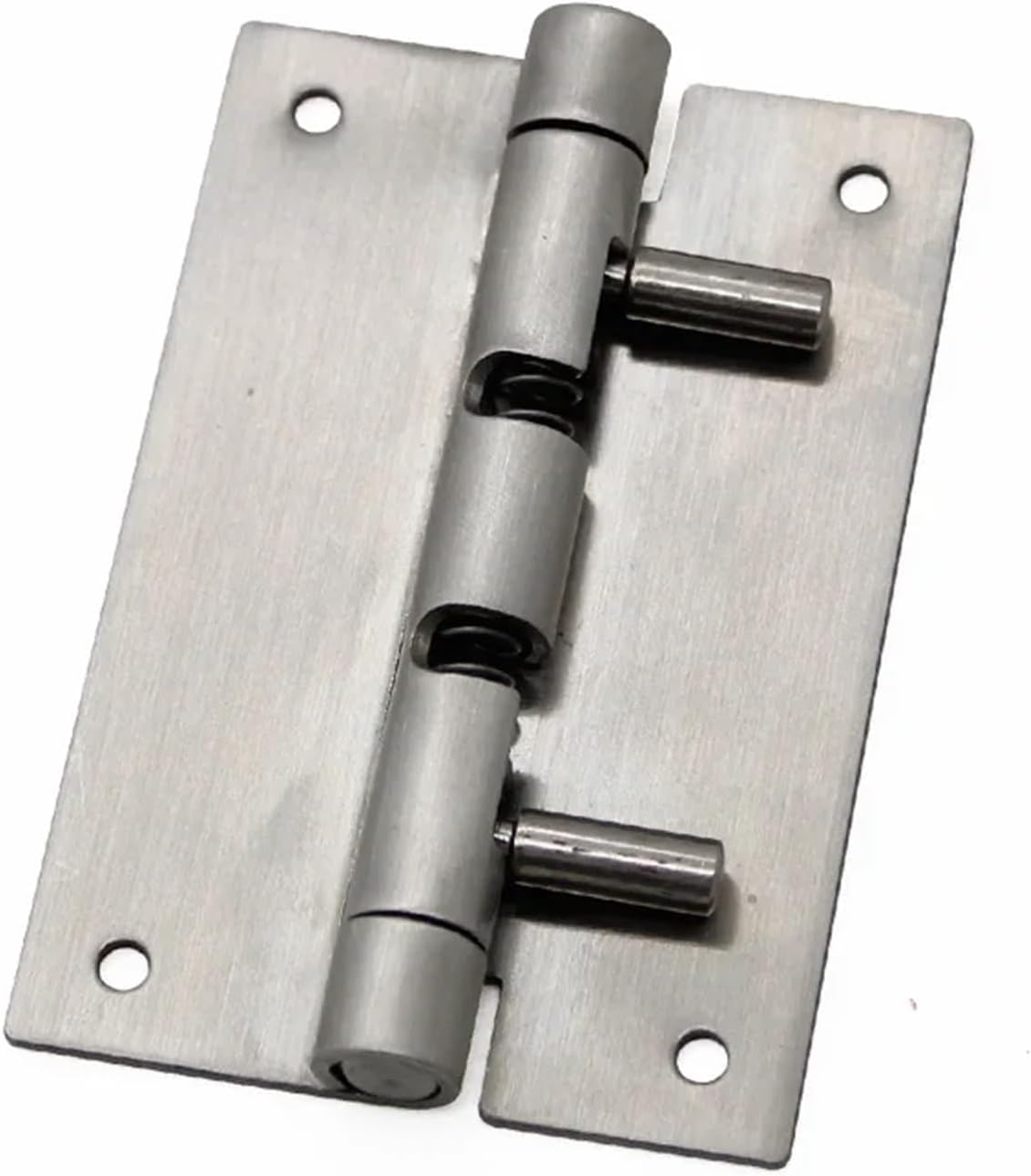 304 Stainless Steel Flat Adjustment Square Hinge Symmetrical Spring Pin Hardware Accessories 1Pcs