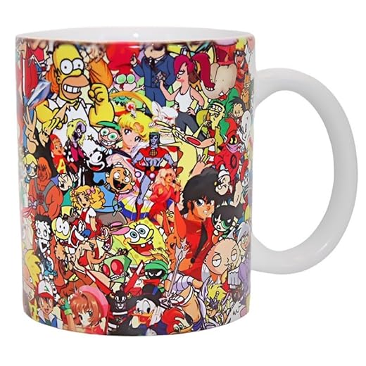 Taza de cerámica, dibujos animados, personajes comics, la taza ideal para tu café perfecto, taza creativa, tazas únicas para momentos inolvidables