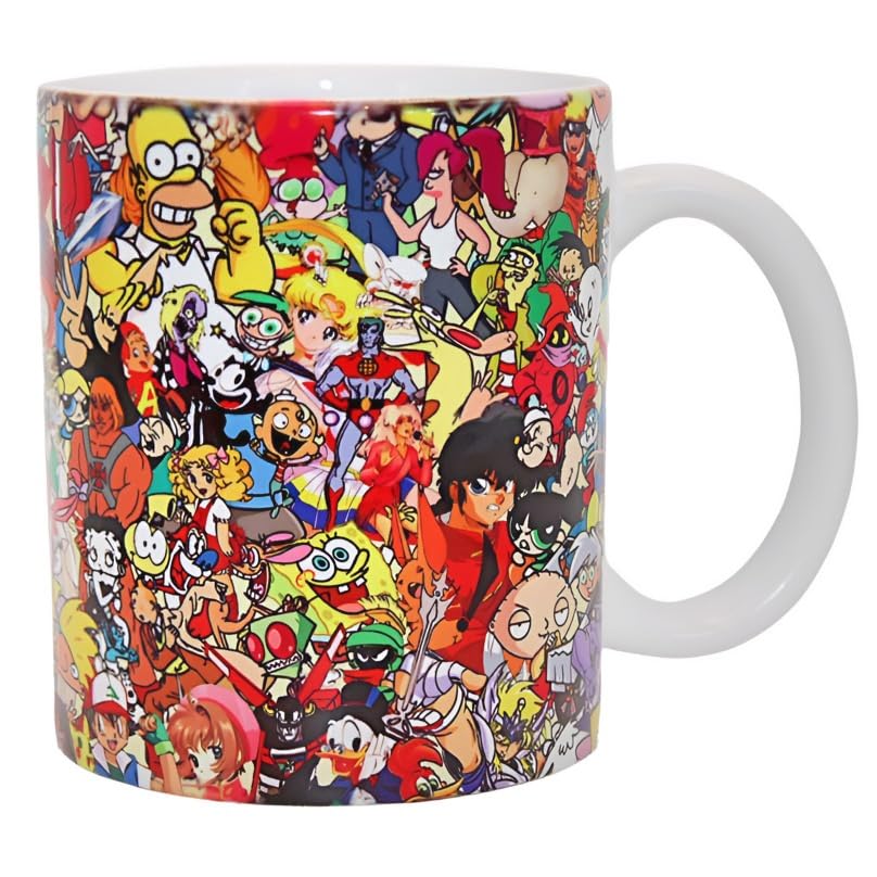 Taza de cerámica, dibujos animados, personajes comics, la taza ideal para tu café perfecto, taza creativa, tazas únicas para momentos inolvidables