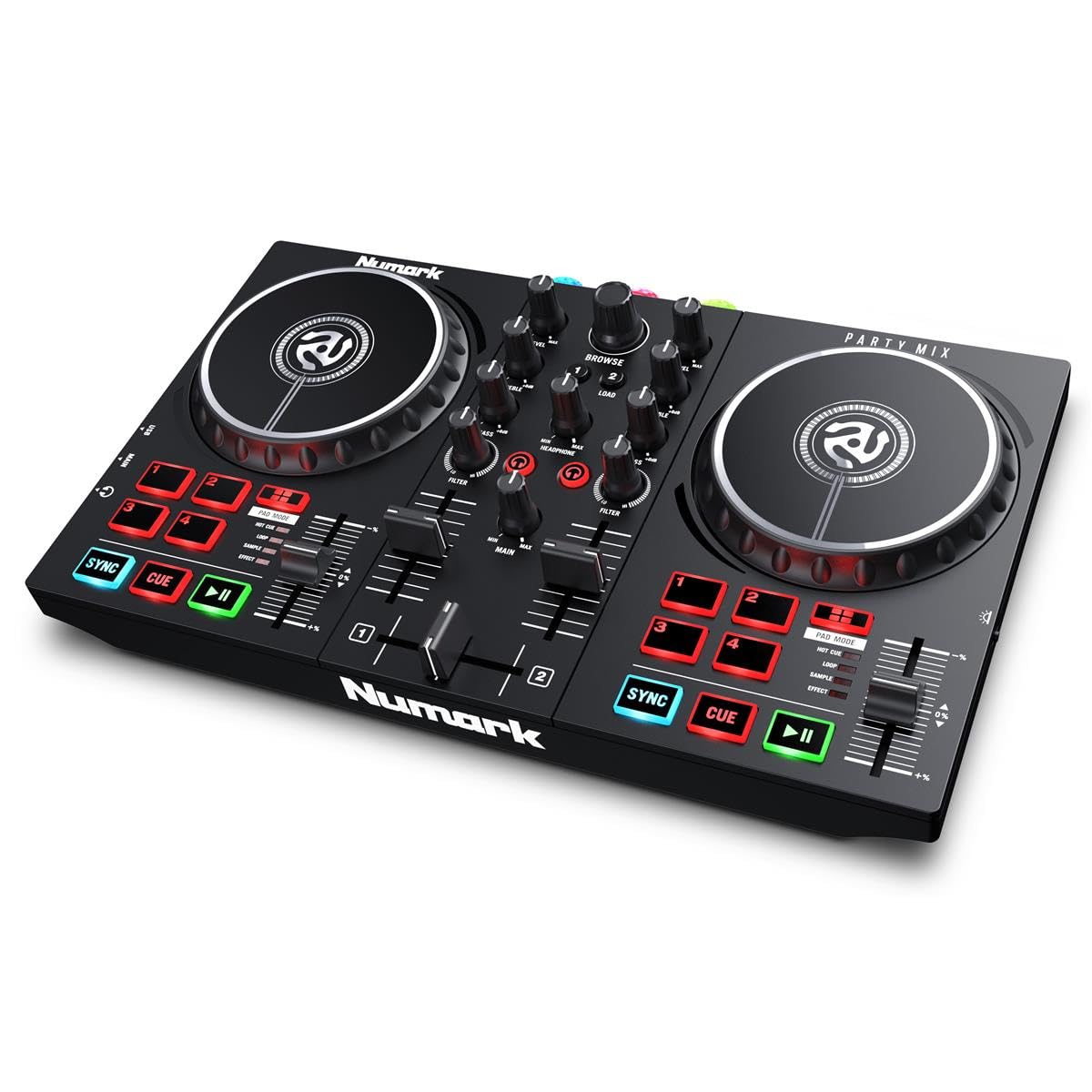Amazon.com: Numark Party Mix II - DJ Controller with Party Lights 