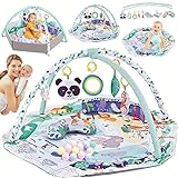 ✩♻️ [ Confort et Sécurité Premium] – Notre tapis de jeu ultra-doux et extra-épais offre un espace confortable et sécurisé pour que bébé puisse s’épanouir. Son rembourrage moelleux soutient parfaitement les activités comme être allongé, donner des coups de pied, le tummy time, s’asseoir ou encore ramper. Un tapis idéal pour accompagner chaque étape du développement de votre bébé.