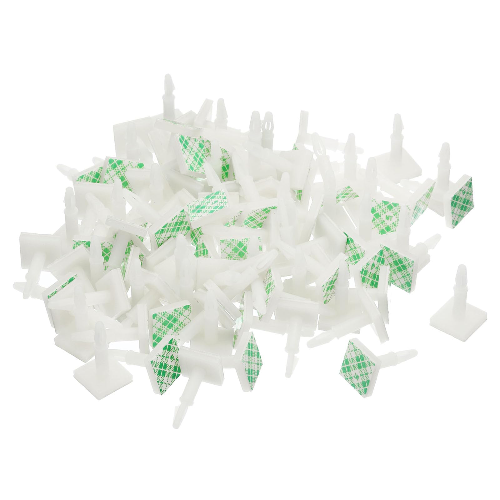 TA-VIGOR Sticky PCB Spacer, 100Pcs Plastic Standoffs Adhesive, Insulated Standoffs Column 0.56" Supporting Height for PC Board, Circuit Board Fixed