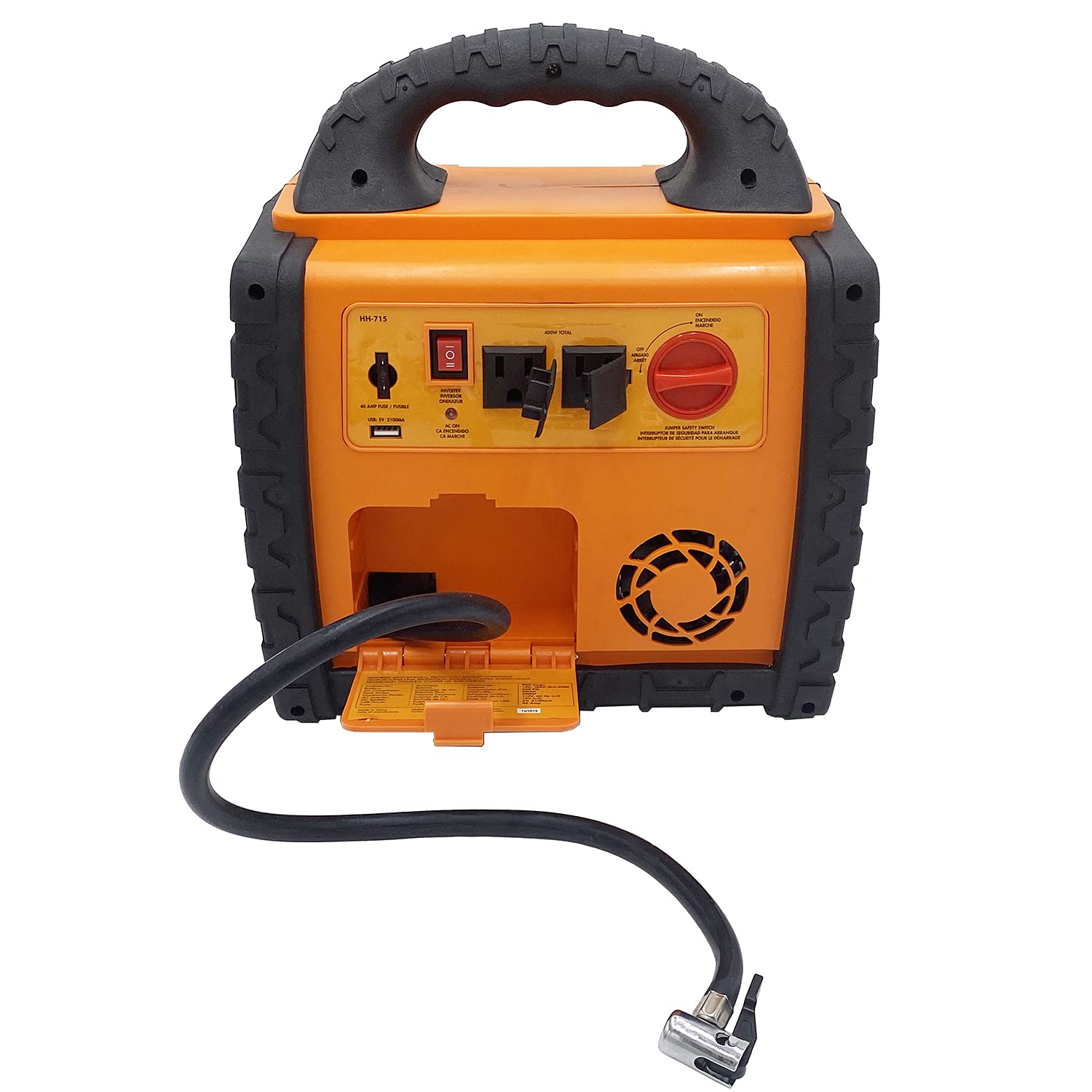 Portable Car Jump Starter 1400 Amp High Performance Power Station with