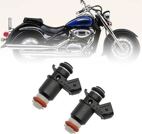 2 inyectores de combustible del cuerpo del acelerador compatibles con Suzuki VL800 2001 2002 2003 2004 compatibles con BOULEVARD M50 2005 2006 2007