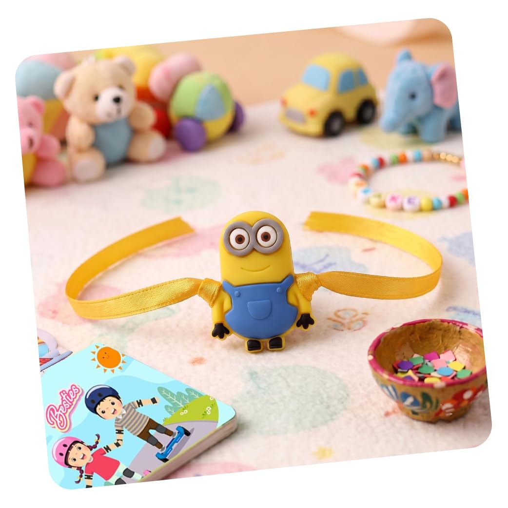 CraftVatika Kids Rakhi Gift Combo Set for Brother Boy Girls Kids, Designer Cartoon Rakhi Set of 1 for Brother, Rakhis for Rakshabandhan, Fridge Magnet Item, Rakshasutra Raki for Raksha Bandhan
