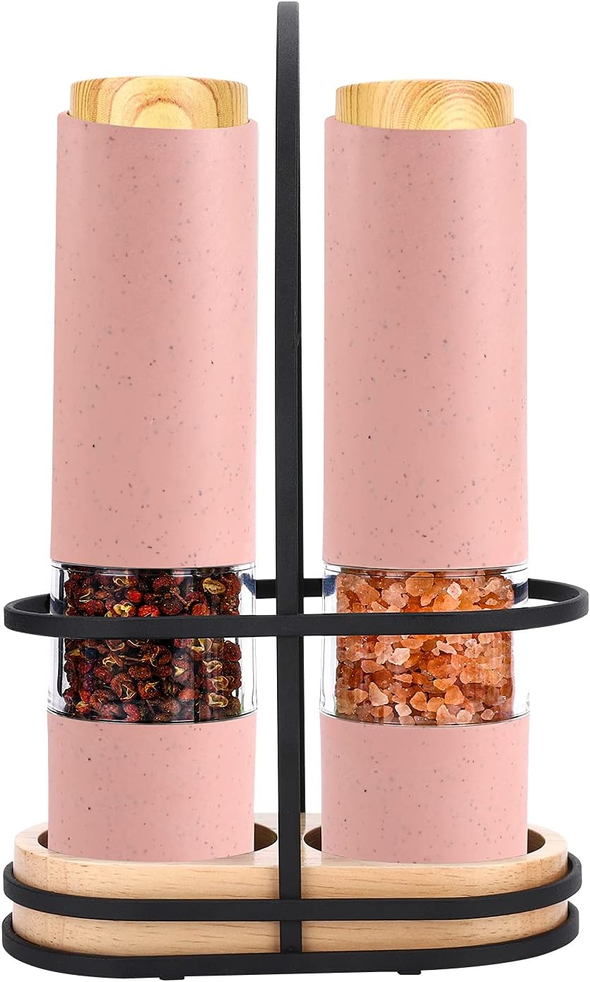 Electric Salt and Pepper Mills, Pepper Grinder Adjustable Grind