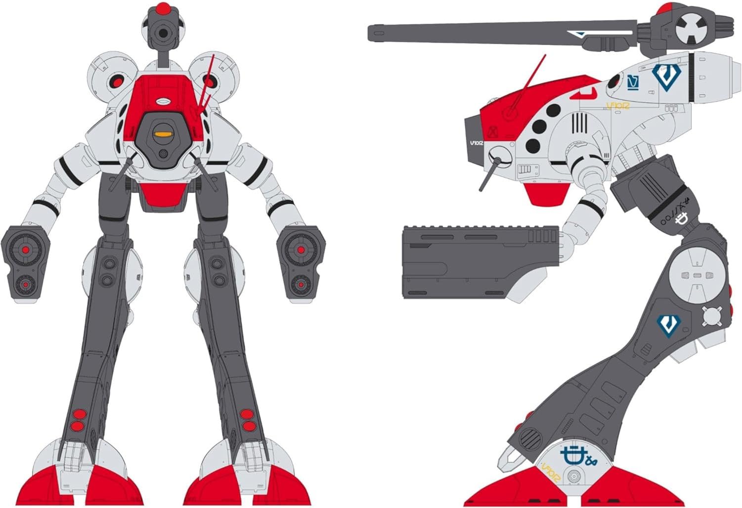Hasegawa 65734 Super Dimension Fortress Macross Grage - Modelo de plástico a escala 1/72 (robot)
