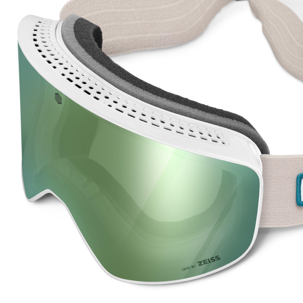 SIROKO - Maschera da Sci e Snowboard OTG con Lente Zeiss GX Ultimate Engadin