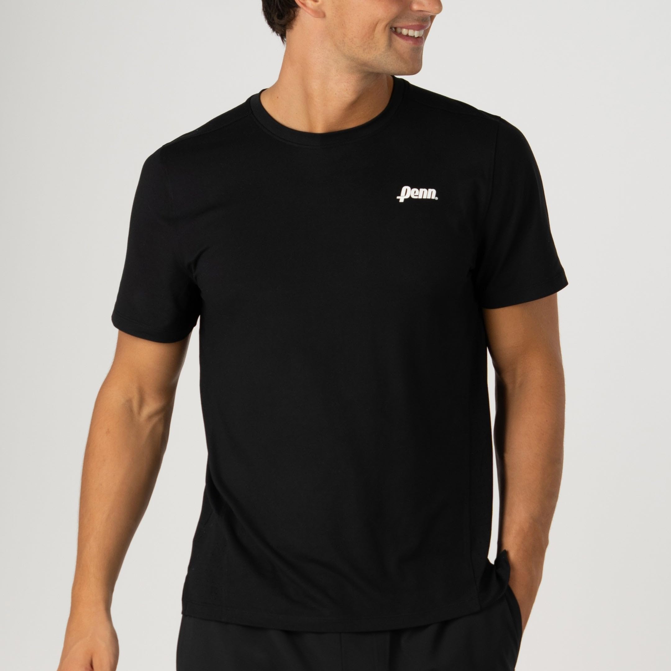 Penn Herren Athletic Tee mit seitlichen Einsätzen – leichtes Workout-T-Shirt für Training, Laufen, Sport und tägliche Leistung
