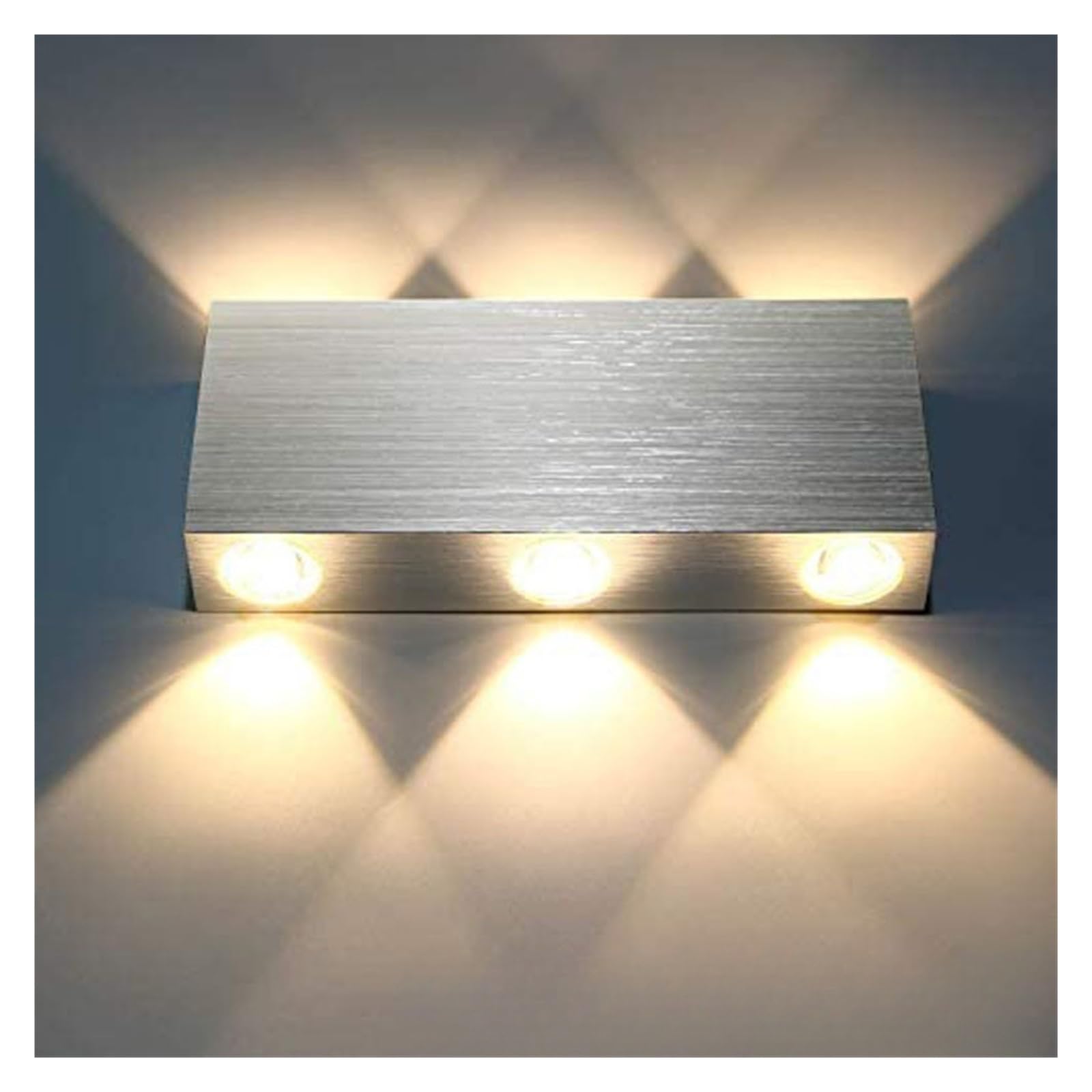 SILVASILNEX Led Square wall lamp Living Room Bedroom Bedside Background wall Corridor Aisle Decorative Lamps(12W,WarmLight)