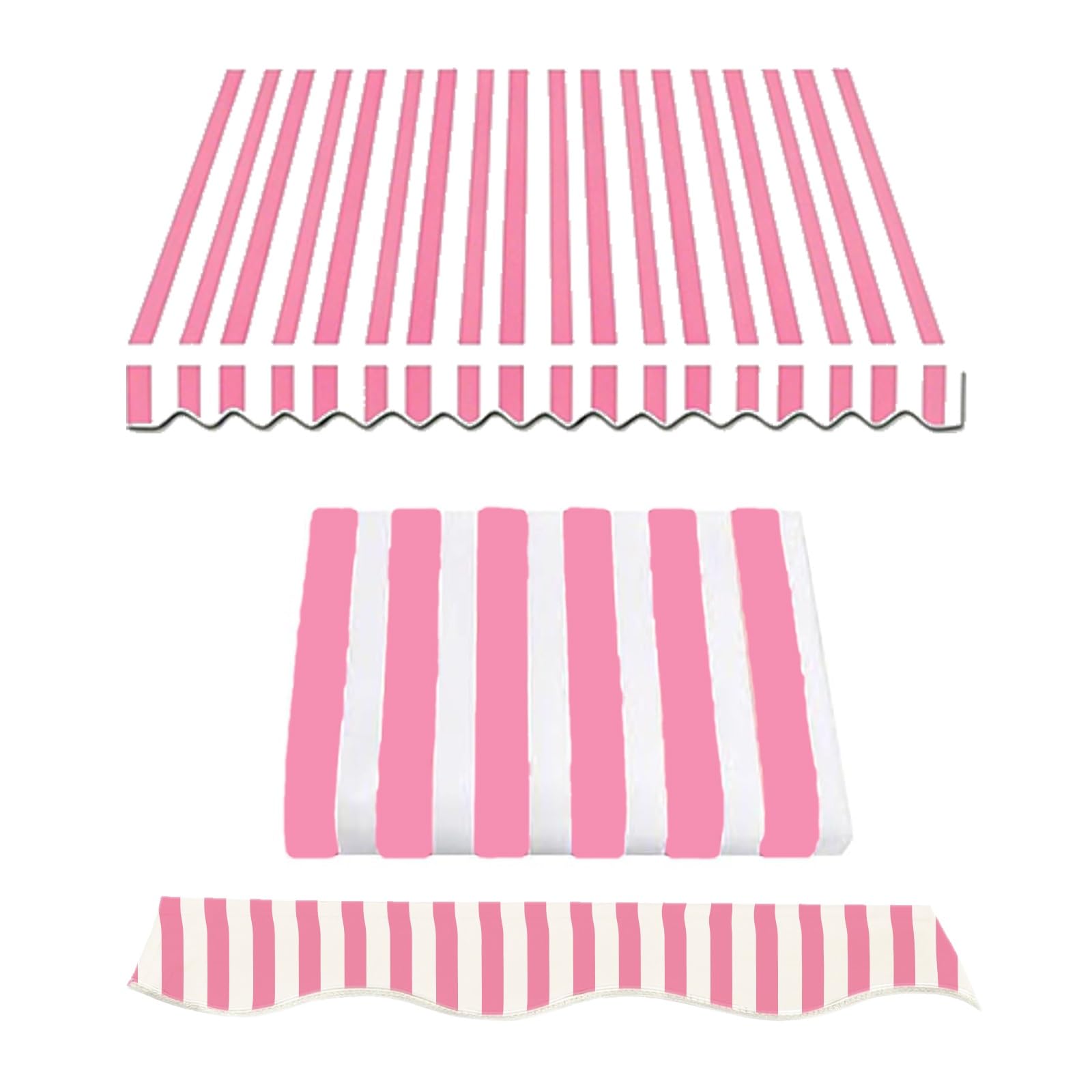 Awnings Replacement Fabric Window Door Sun Shade Shelter Replacement Canvas, Replacement Sun Shade Shelter Fabric for Yard Shop Balcony, Retractable