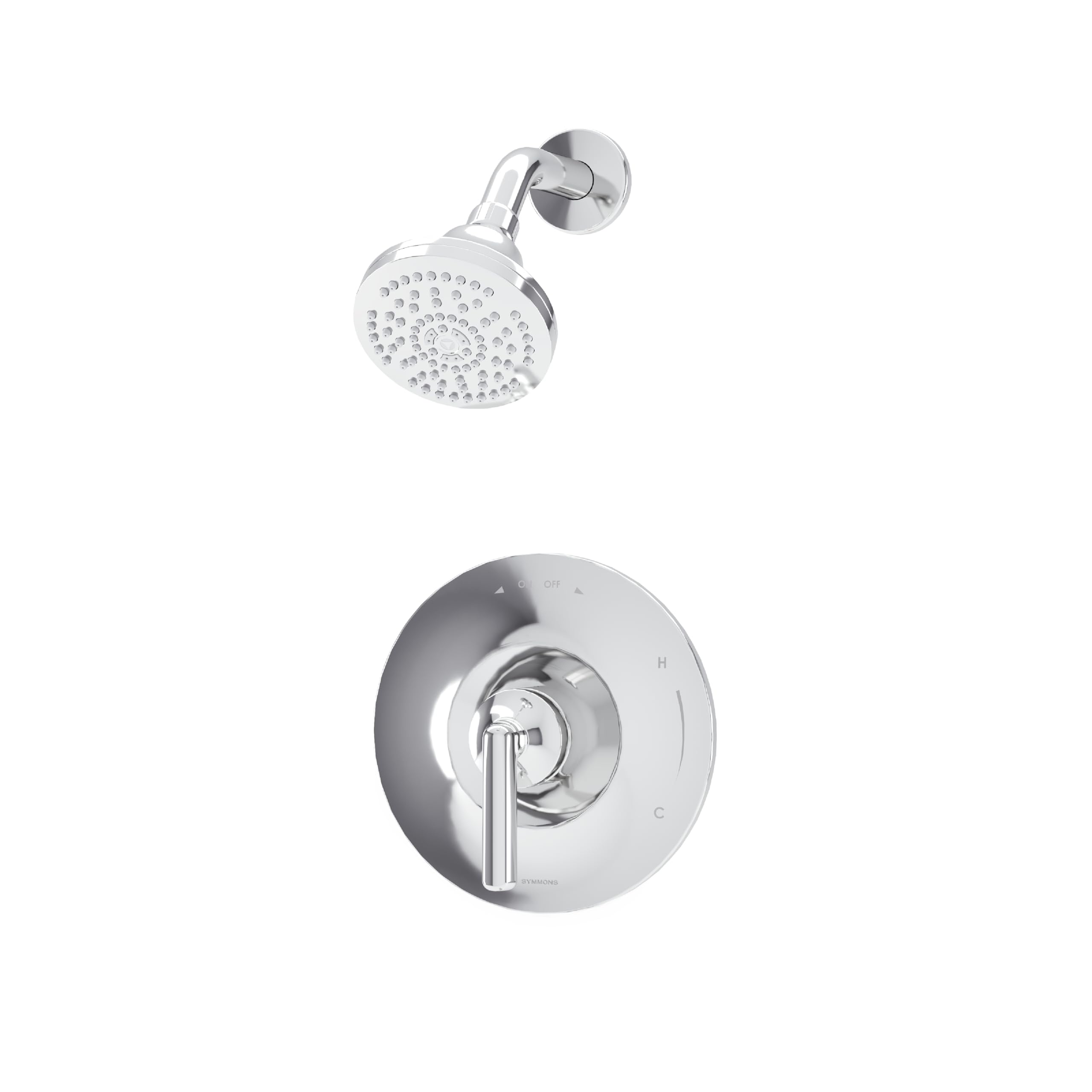 Birch HydroMersion Single Handle Shower Trim Kit with Escutcheon in Polished Chrome - 1.5 GPM (Valve Not Included) - 599115TRM