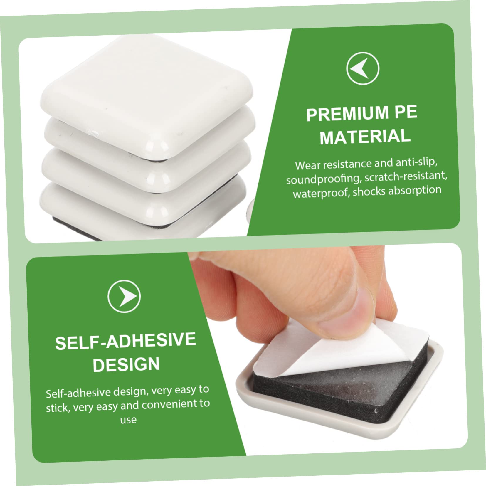 Uonlytech 5sets Tisch Füße Pads Möbel Gleiter Für Home Hotel Schreibtisch Tisch Stuhl 20 Stücke * 5